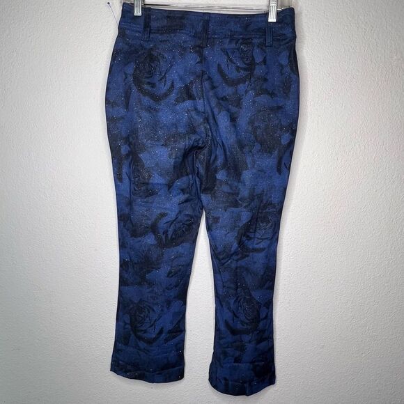 Faded Glory Stretch Floral Capris nwt - Picture 5 of 8